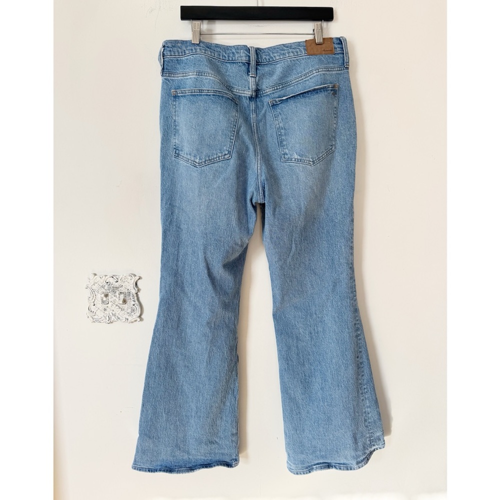 Madewell The Perfect Vintage Flare Jean Medium Light Blue 31 - Picture 8 of 11